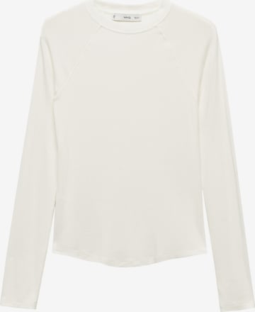 MANGO Shirt 'SAUTE' in White: front