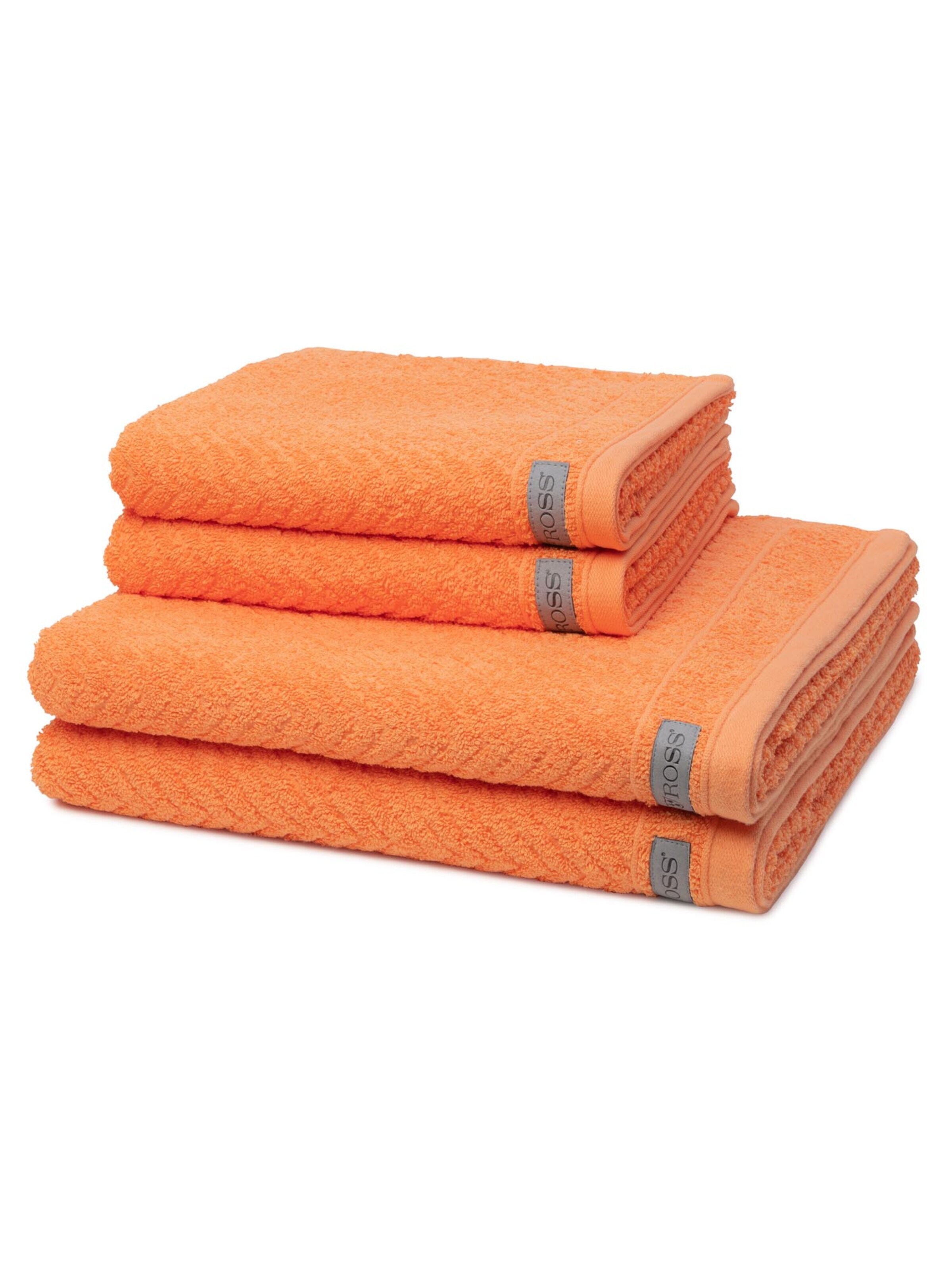 ROSS Handdoek 'Smart' in Oranje: voorkant
