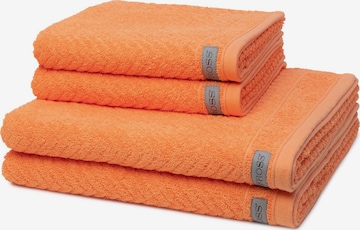 ROSS Handdoek 'Smart' in Oranje: voorkant