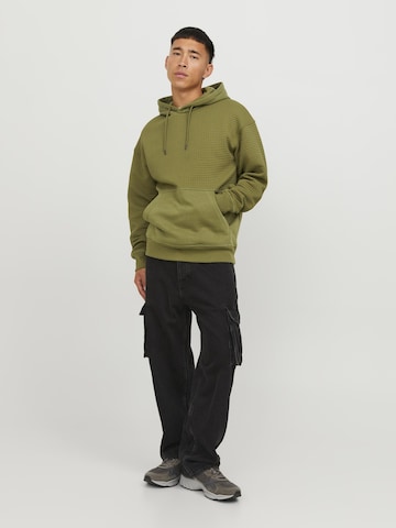 JACK & JONES Sweatshirt in Groen