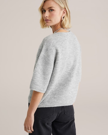 WE Fashion Knit cardigan in Grey