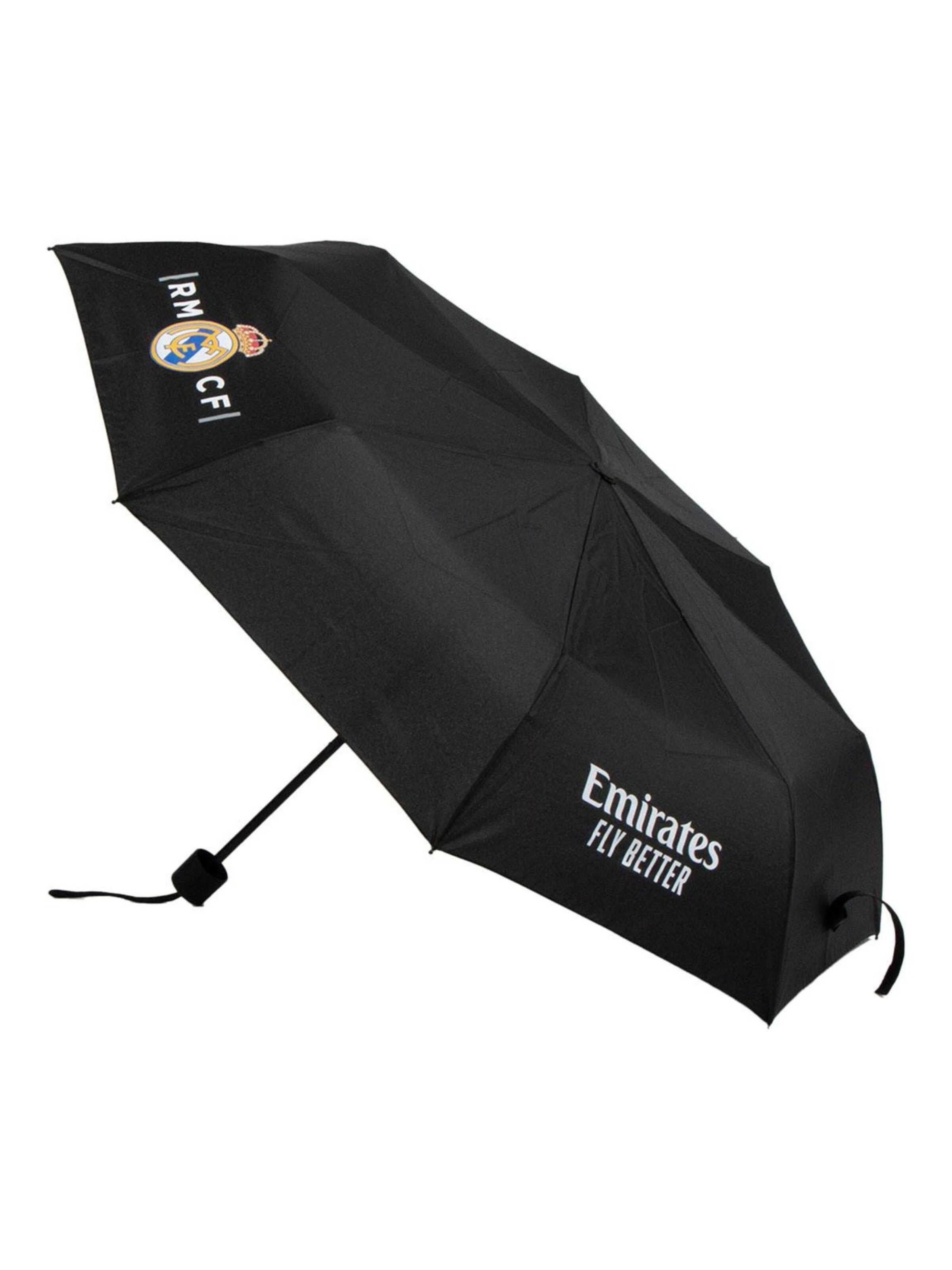 Cerdá Regenschirm 'Manueller Regenschirm Real Madrid'‌‌‌ in Schwarz: Vorderseite