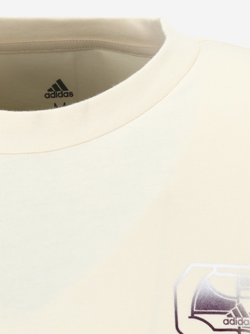 ADIDAS PERFORMANCE Performance Shirt 'HOOPS STORY' in White