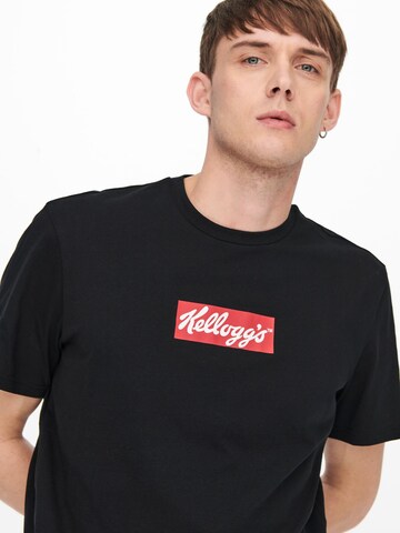 Only & Sons - Camiseta en negro