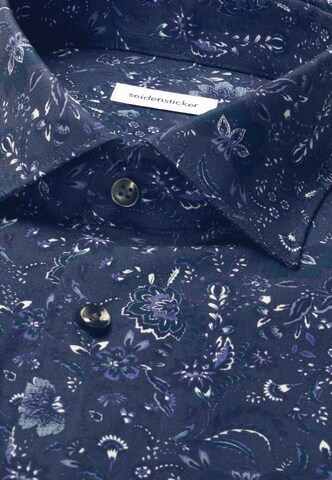 Coupe slim Chemise SEIDENSTICKER en bleu
