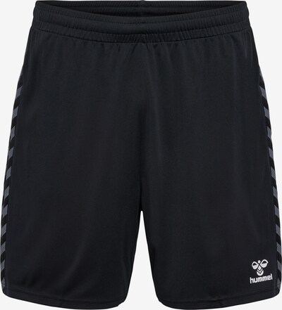 Hummel Pantalon de sport 'AUTHENTIC' en gris / noir / blanc, Vue avec produit