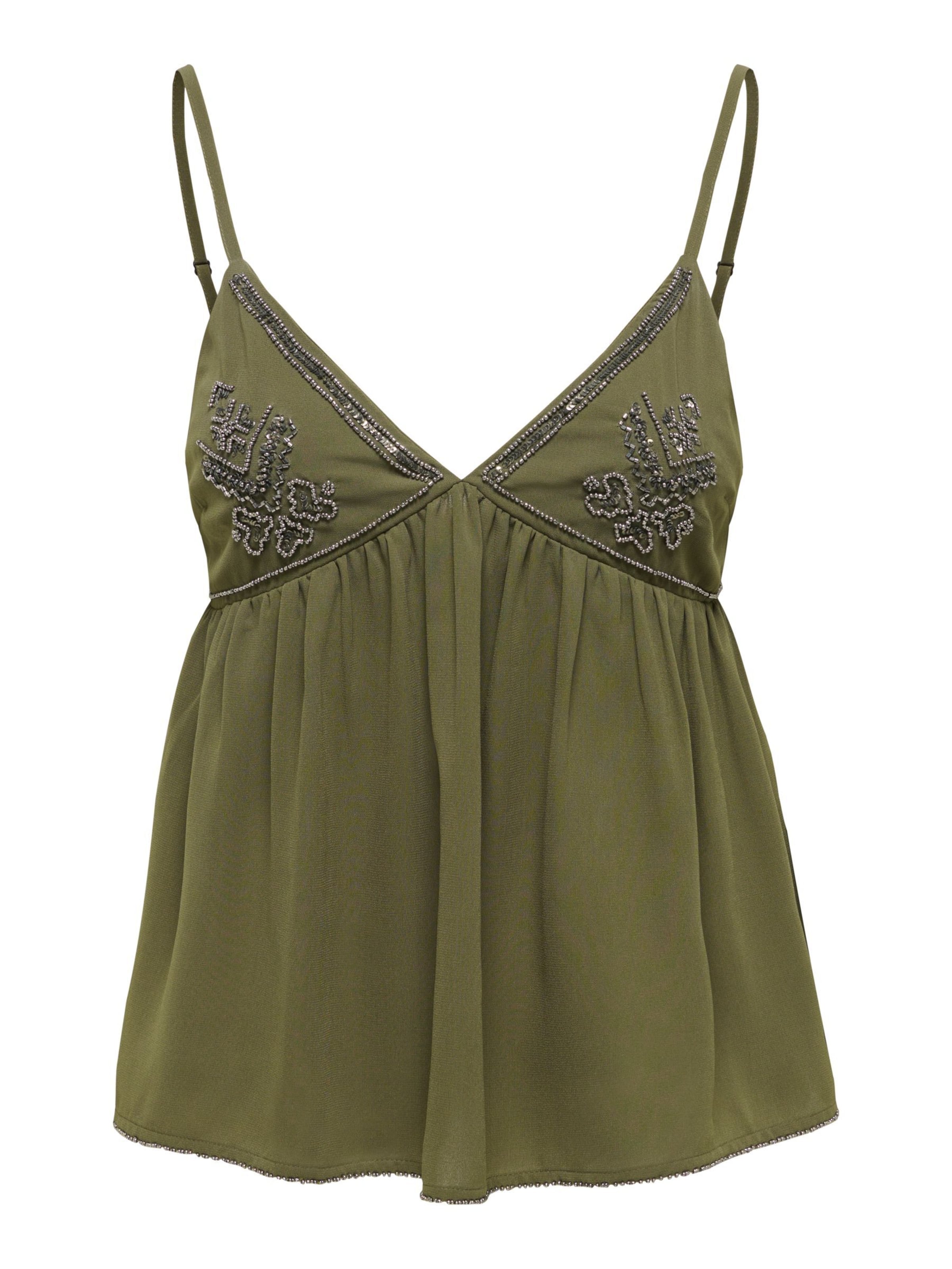 ONLY - Top 'ONLJavun' en verde: frente