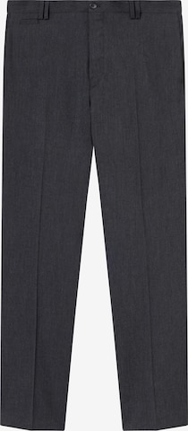 Coupe slim Pantalon à plis 'Ostfold' Viggo en gris : devant
