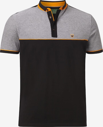 Charles Colby Poloshirt ' Earl Fisby ' in Schwarz: predná strana