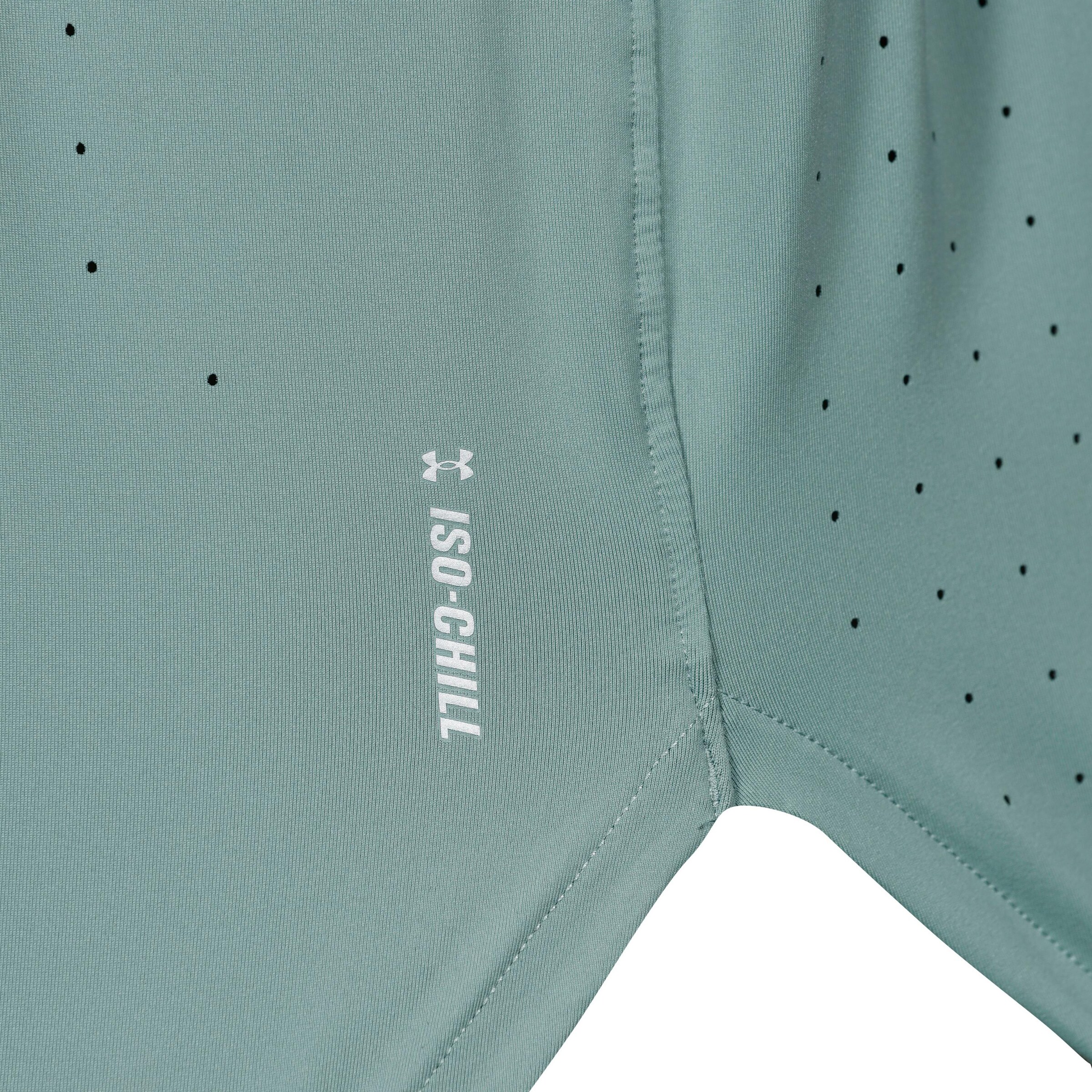 UNDER ARMOUR Performance Shirt 'Launch Elite' in Green