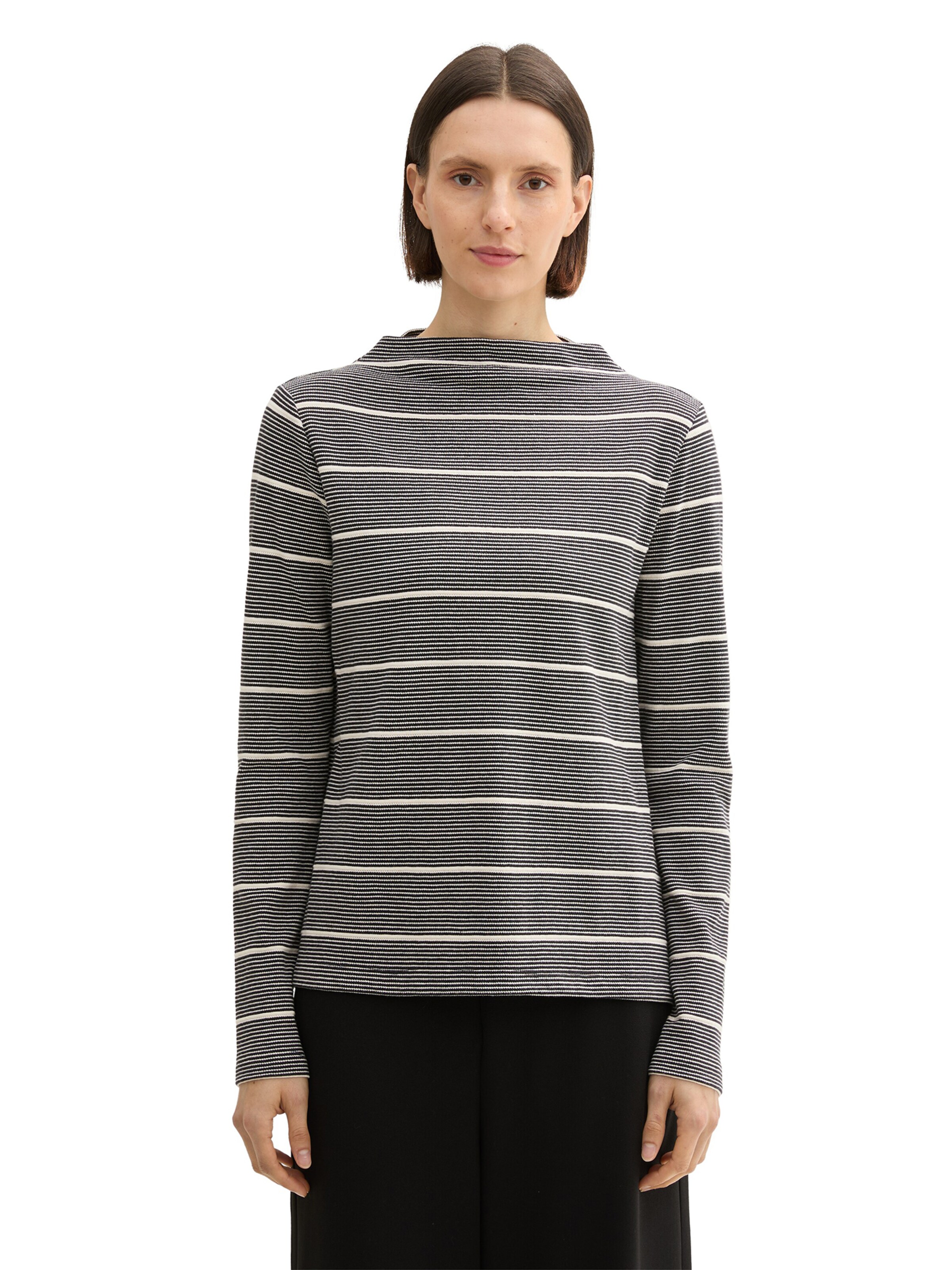 TOM TAILOR Koszulka w kolorze czarny: przód