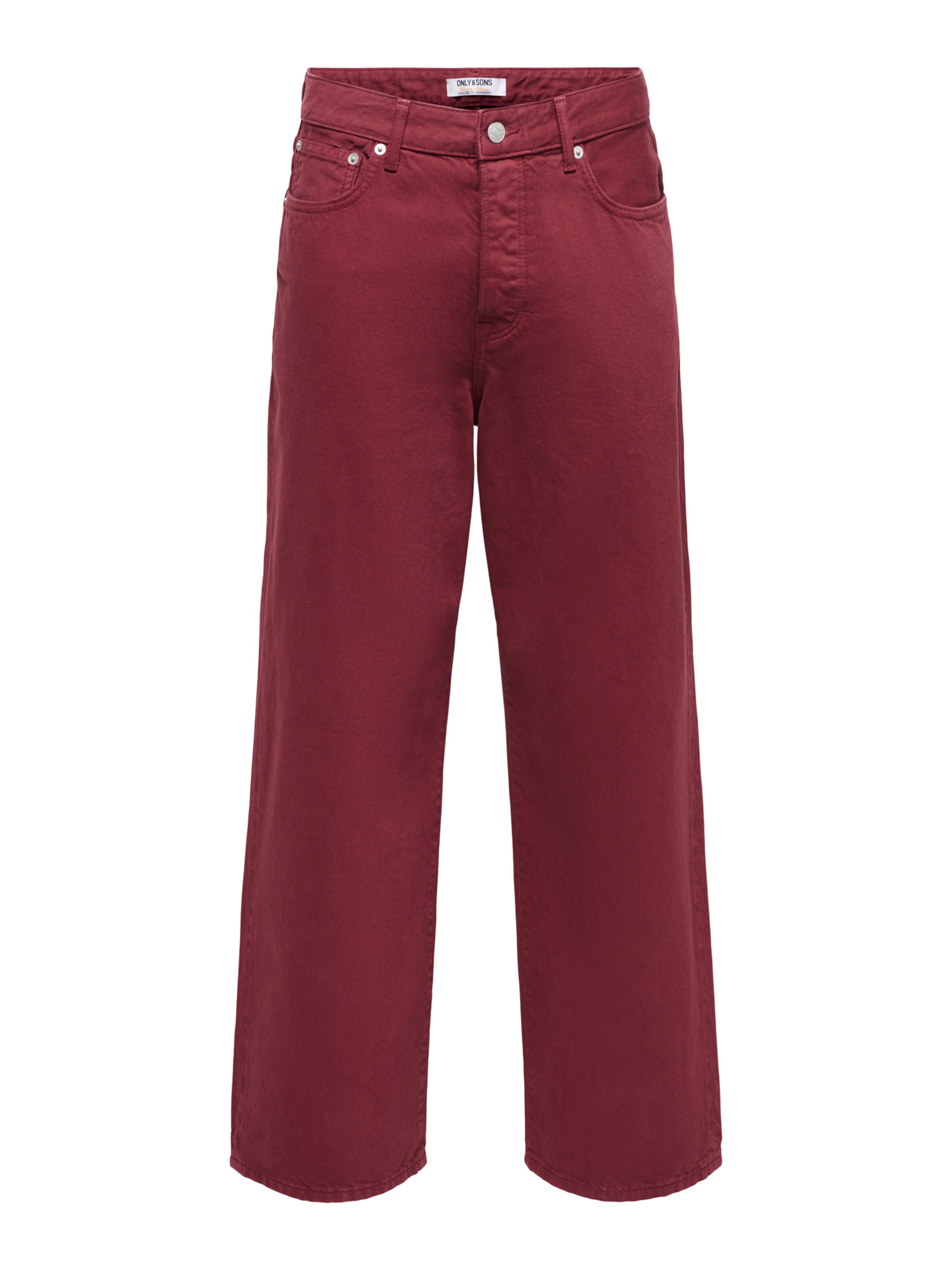 Only & Sons - Loosefit Vaquero 'ONSREMI' en rojo: frente