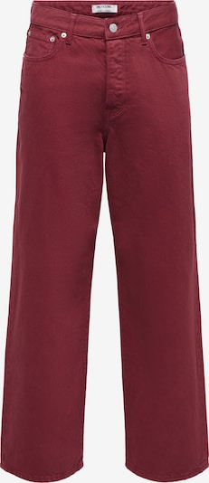 Only & Sons Jean 'ONSREMI' en 28/32 en rouge foncé, Vue avec produit