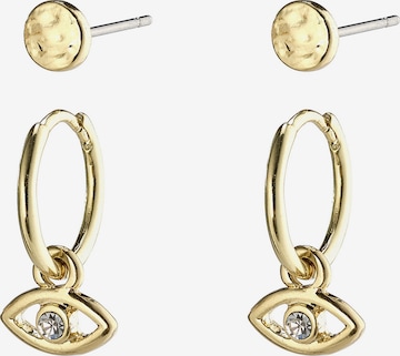 Pilgrim Earrings in Gold: front