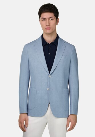 Coupe regular Veste de costume Boggi Milano en bleu : devant