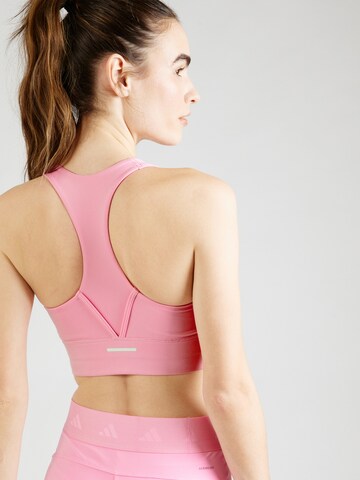 ADIDAS PERFORMANCE Bustier Urheilurintaliivit 'RUN MS PKT BRA' värissä vaaleanpunainen