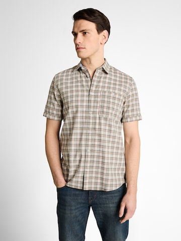 TOM TAILOR Regular fit Button Up Shirt in Green: front