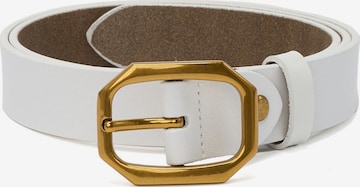 jolar Belt 'ELEGENT GOLD' in White: front