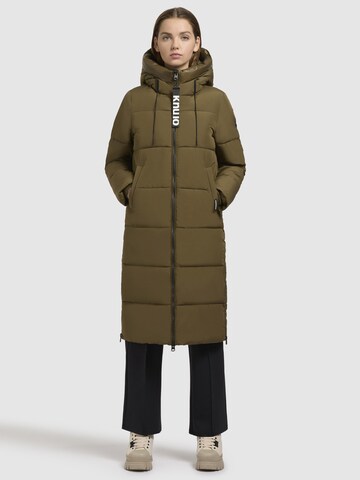 khujo - Sobretudo de inverno 'Miri 2' em verde: frente