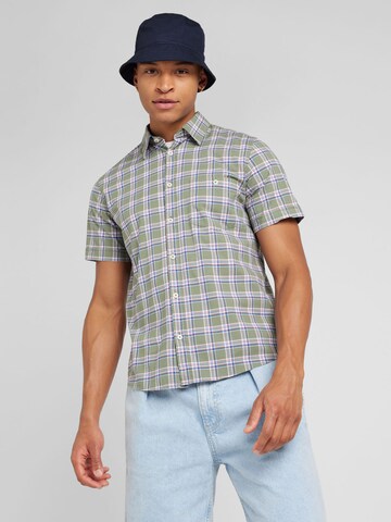 s.Oliver Regular Fit Hemd in Grün: Vorderseite