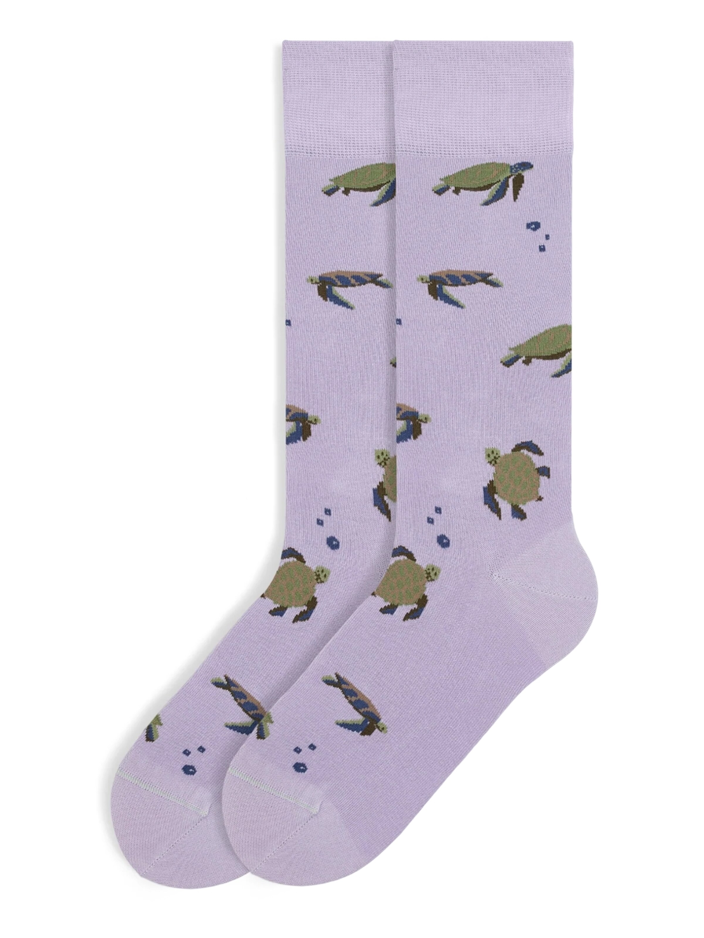 Von Jungfeld Socks 'SIGNATURE ICONS' in Purple: front