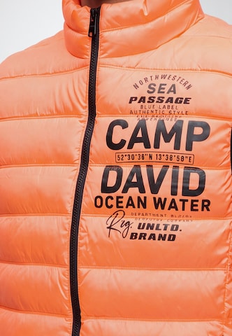 CAMP DAVID Vest in Orange