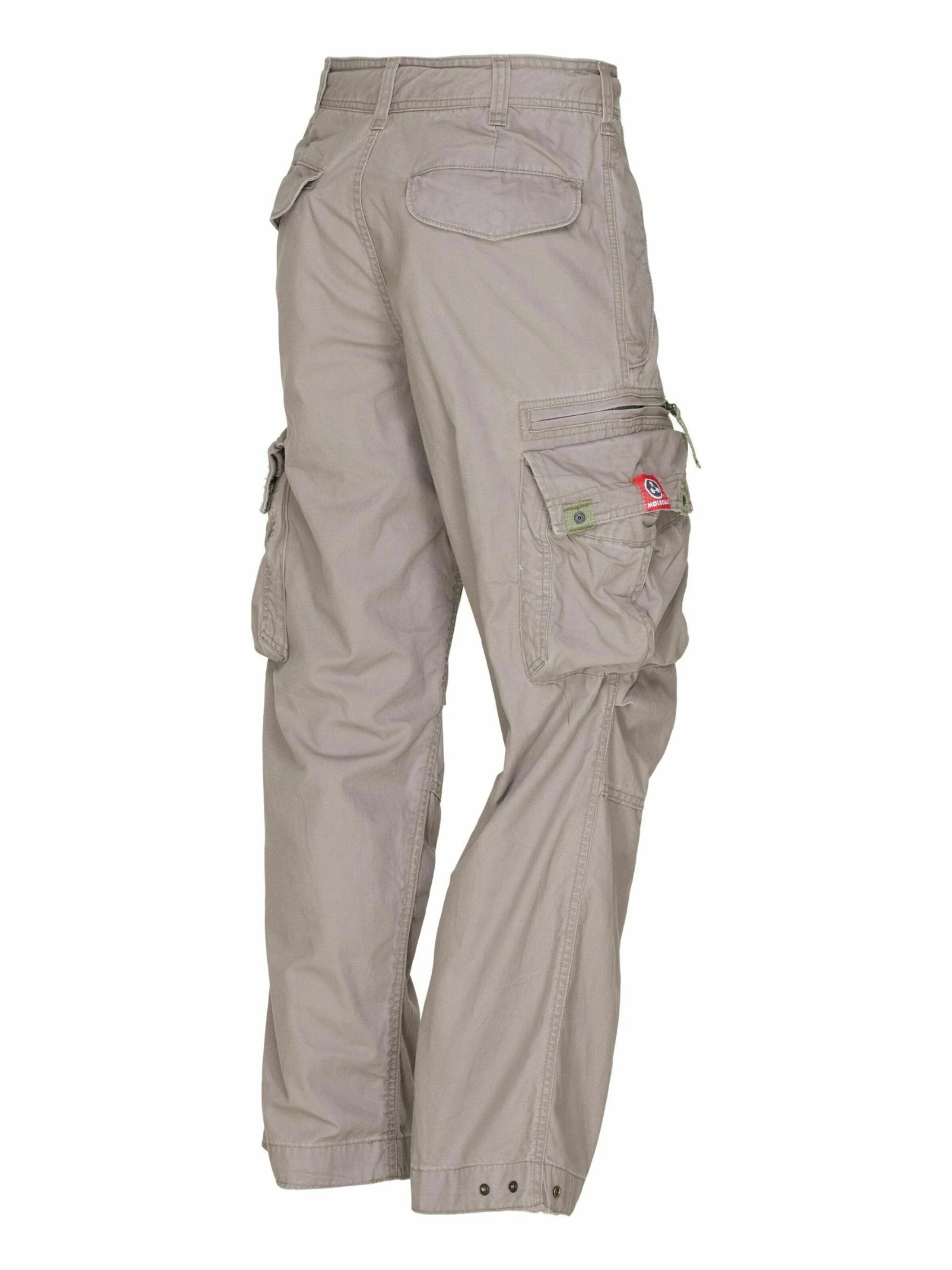 Regular Pantalon cargo 'BAGGY' Molecule en gris