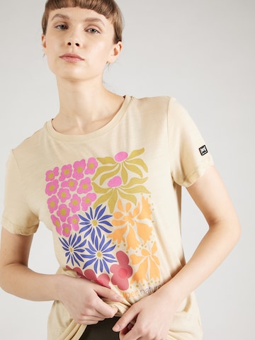 super.natural Functioneel shirt 'MAT IS' in Beige