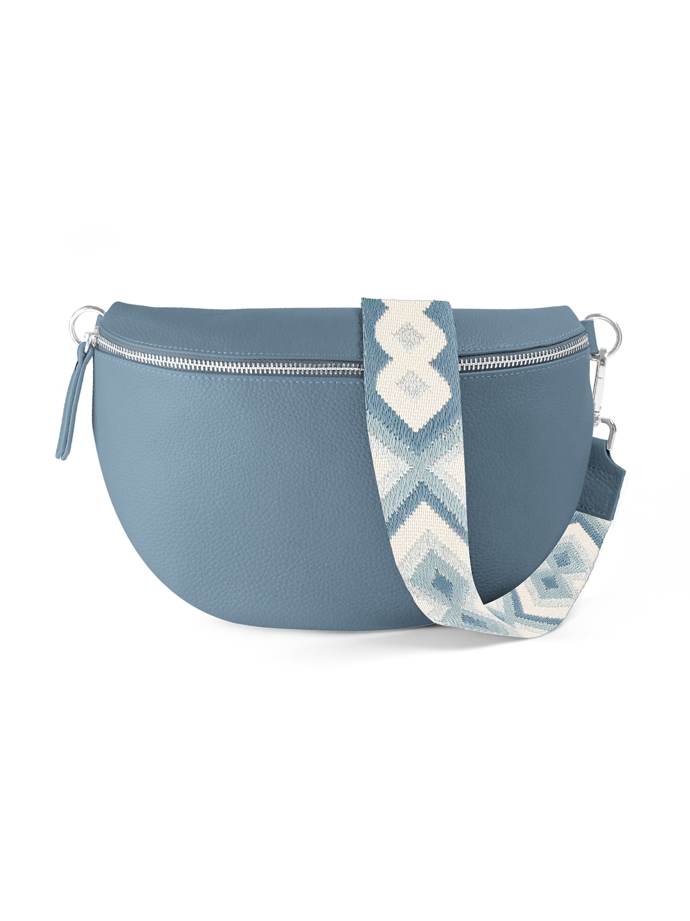 lePelou Belt bag 'JUNA large' in Blue: front