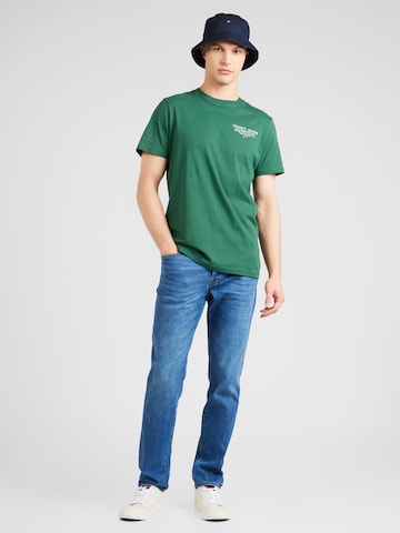 Tommy Jeans Majica 'Essentials' | zelena barva