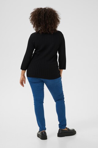 Pull-over 'Lizzy' KAFFE CURVE en noir