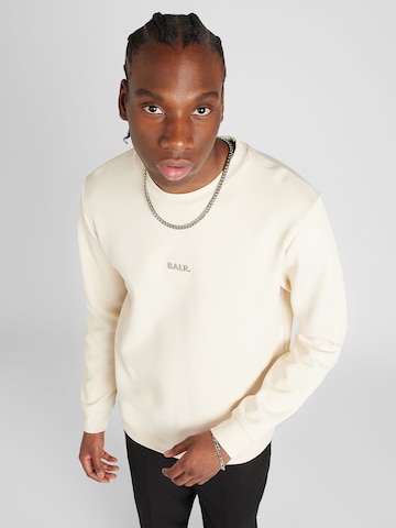 BALR. Sweatshirt 'Q-Series' i vit: framsida