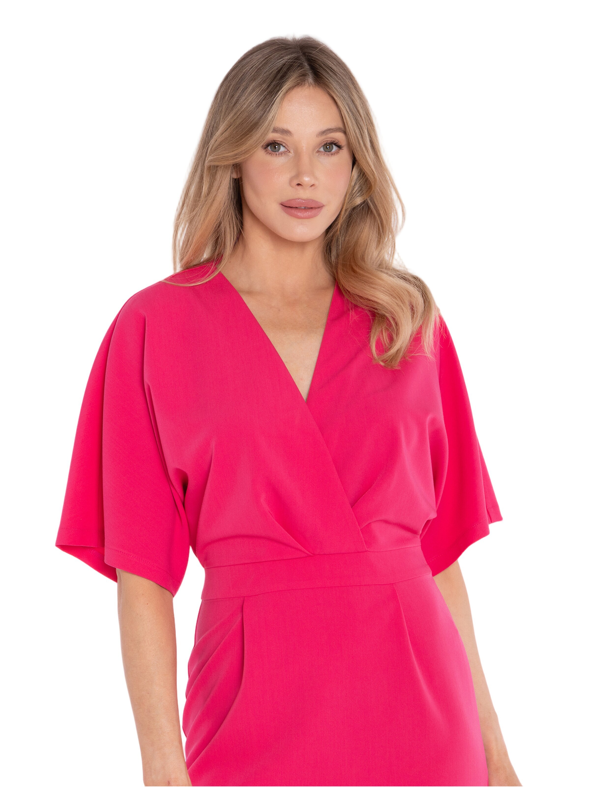 Rochie 'Sukienka midi z kopertowym dekoltem' de la Stylove pe roz