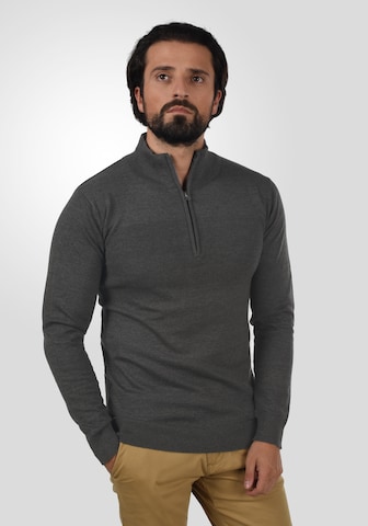 INDICODE JEANS Sweater 'Erno' in Grey: front