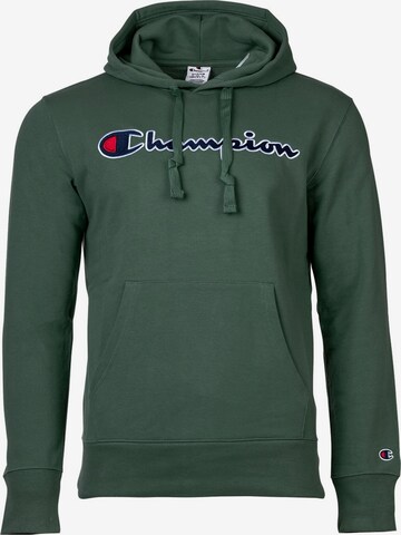 Champion Authentic Athletic Apparel Sweatshirt in Green: front