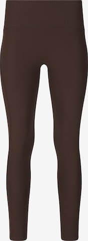 Athlecia Leggings 'Thrine' in Bruin: voorkant