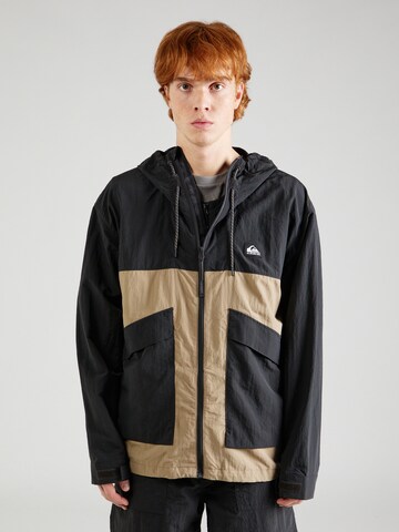 QUIKSILVER Outdoorjas 'HIGH HORIZON' in Zwart: voorkant