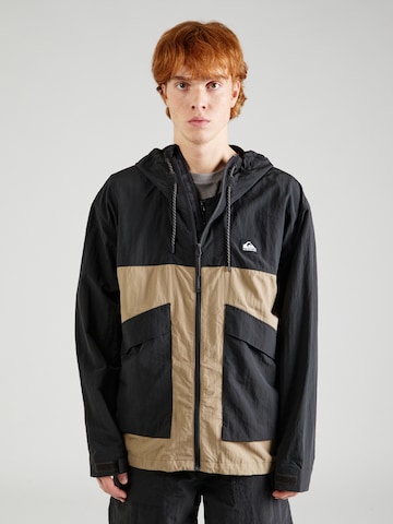 QUIKSILVER Outdoor jacket 'HIGH HORIZON' in Black: front