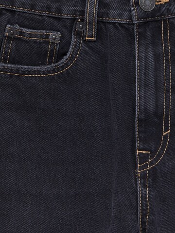 Pull&Bear Zvonové kalhoty Džíny – černá