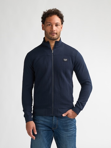 Veste de survêtement Petrol Industries en bleu : devant