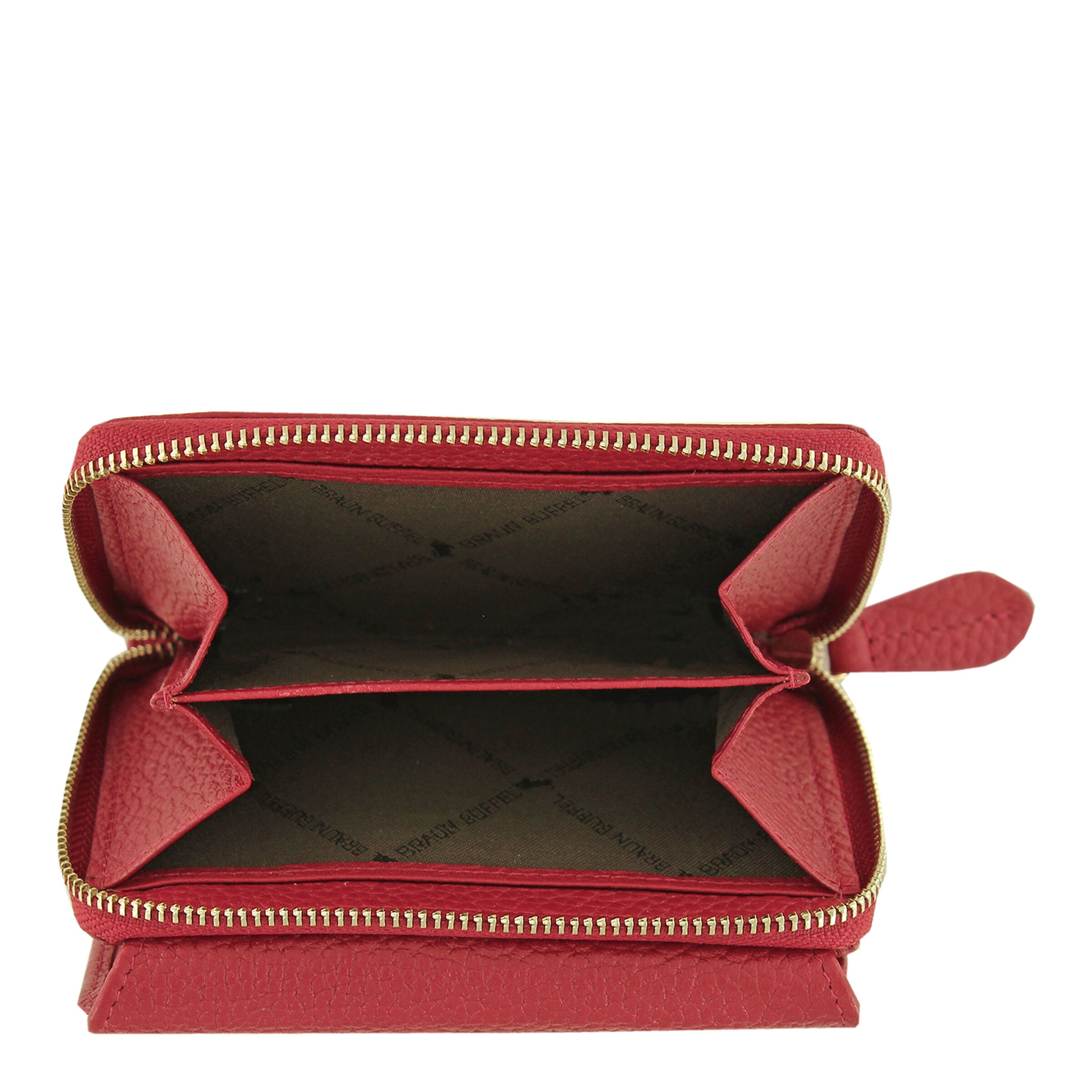 Braun Büffel Wallet 'Asti' in Red