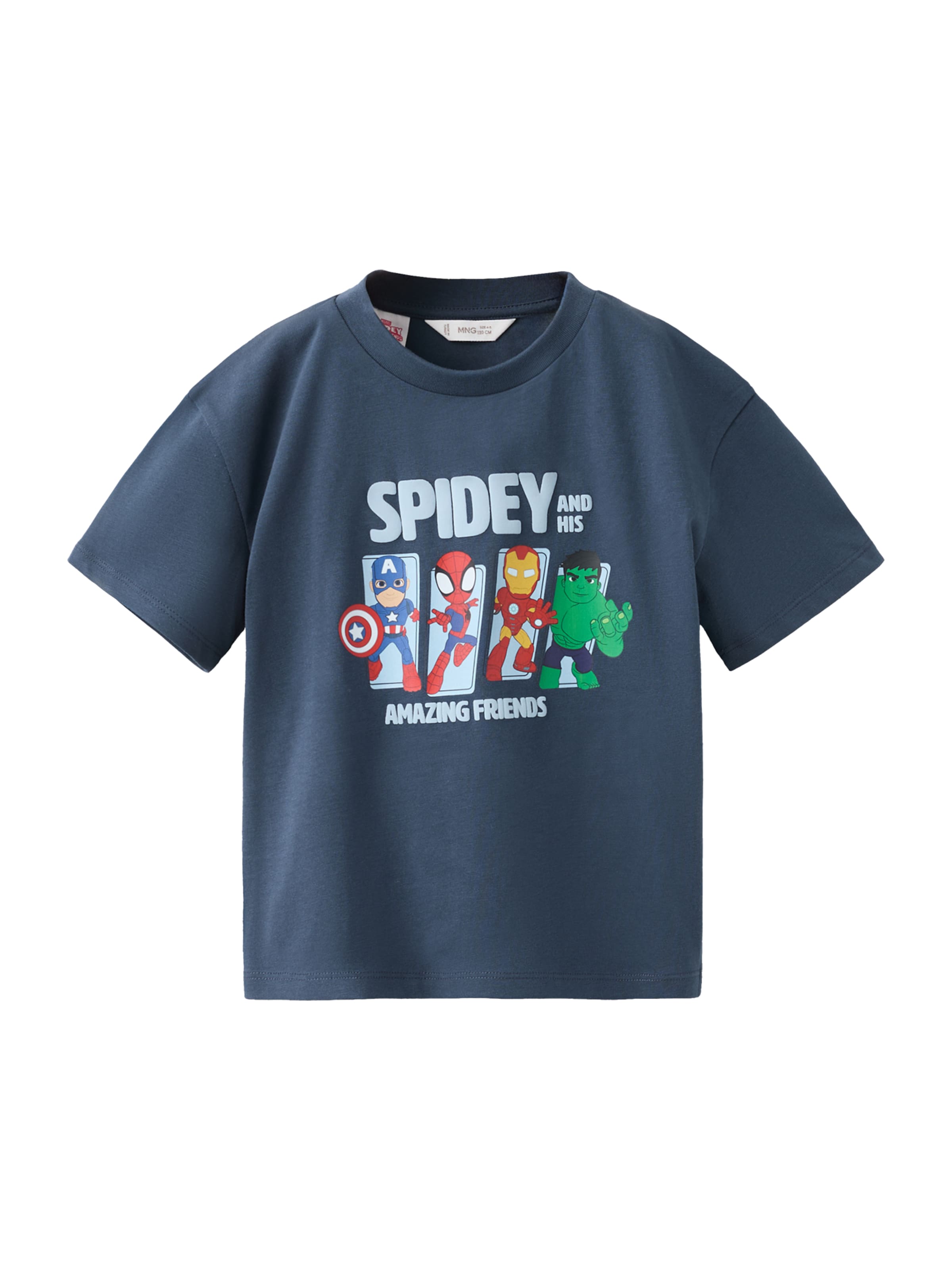MANGO KIDS Paita 'SPFRIEND' värissä sininen: etupuoli