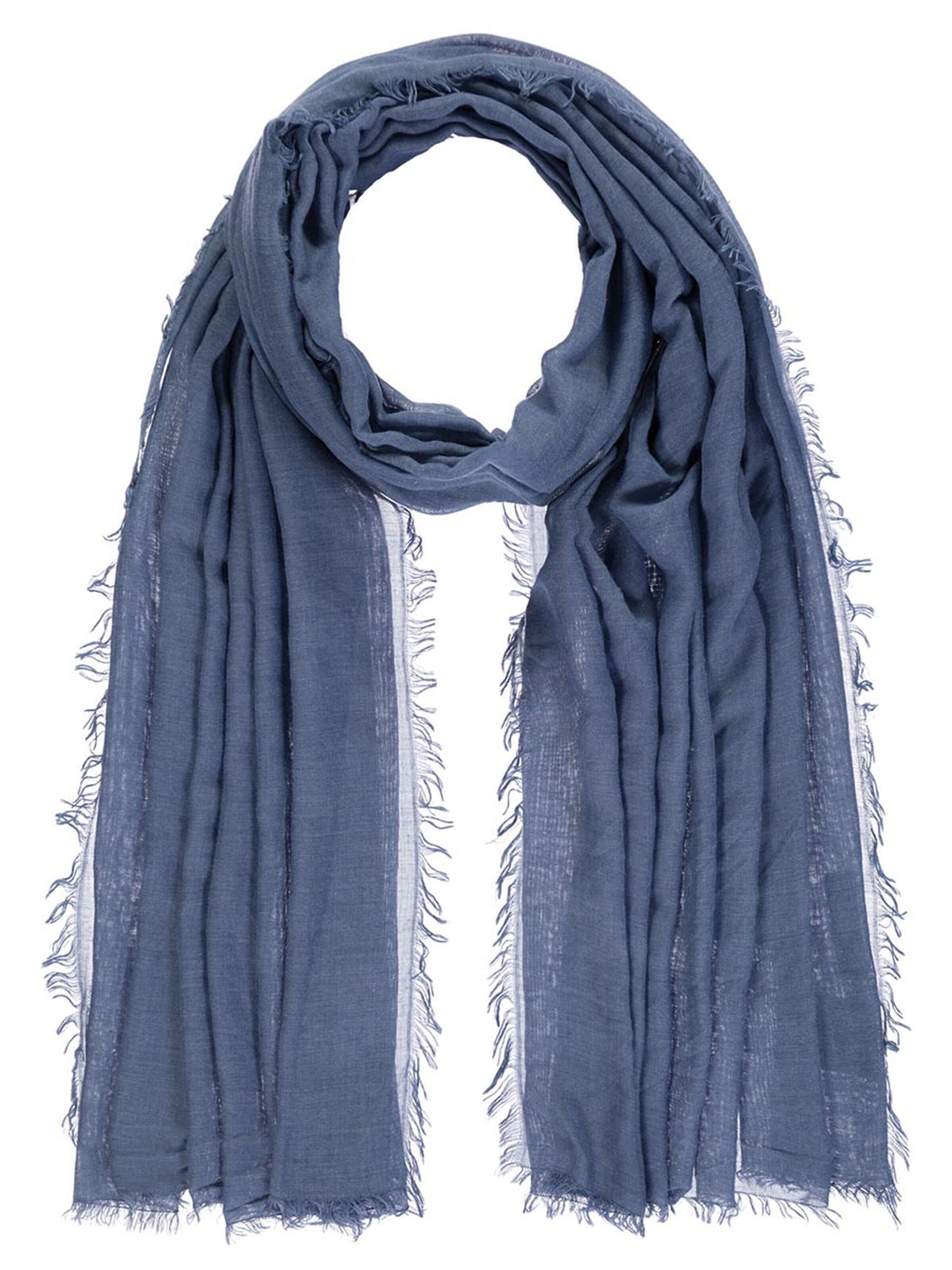 Passigatti Wrap 'Schal Herren Uni' in Blue: front