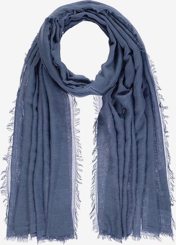 Passigatti Wrap 'Schal Herren Uni' in Blue: front