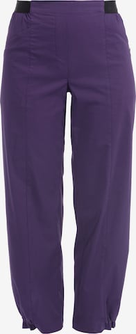 HELMIDGE Loosefit Broek in Lila: voorkant