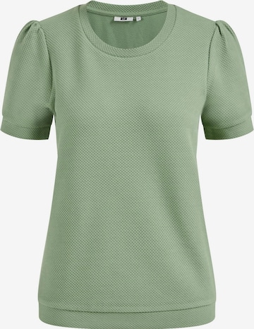 WE Fashion Sweatshirt in Green: front