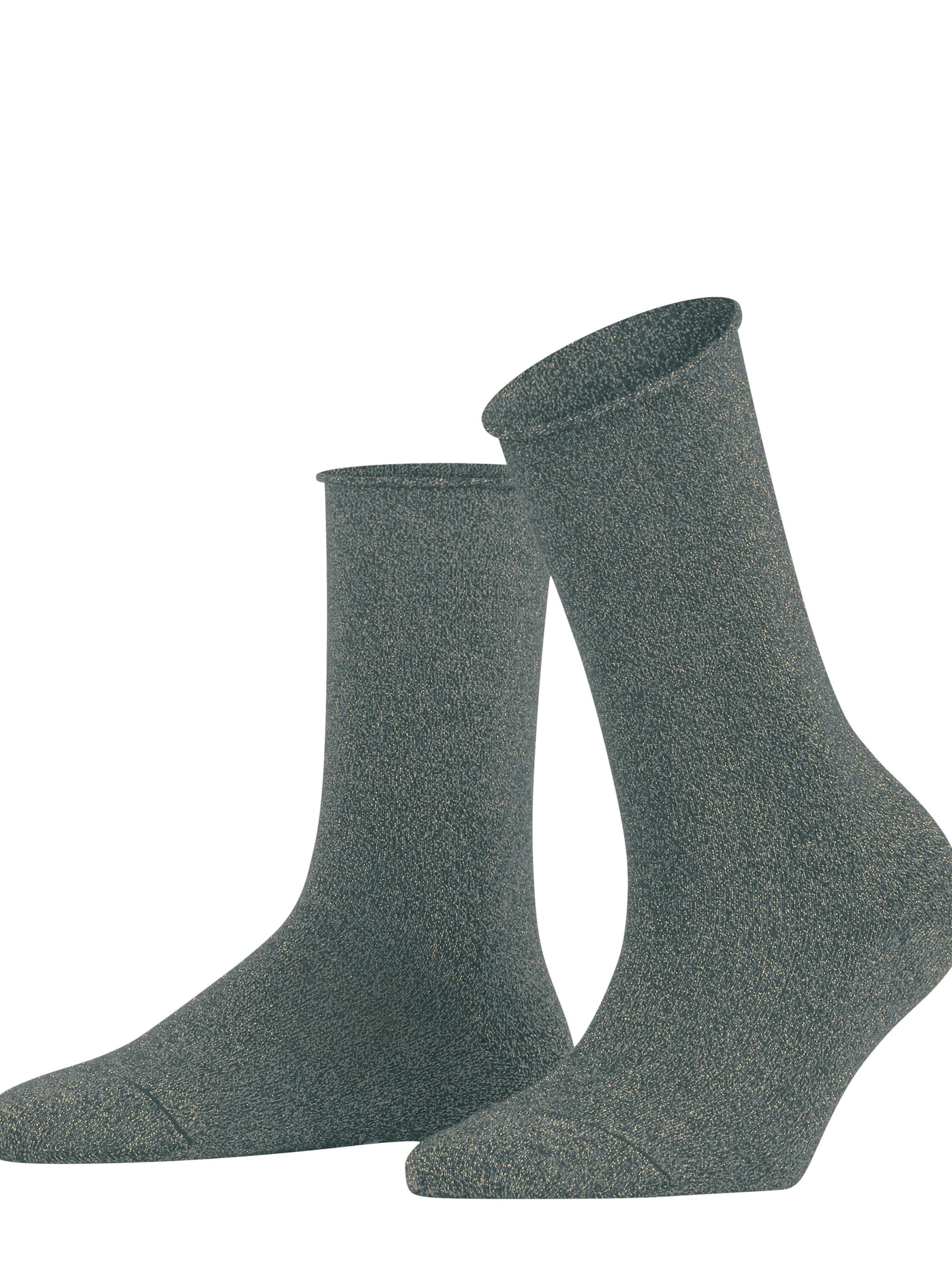 FALKE Socken 'Shiny'‌‌‌‌‌‌ in Grau: Vorderseite