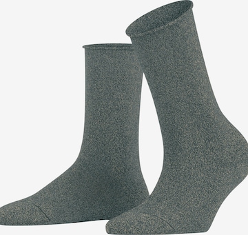 FALKE Socken 'Shiny' in Grau: Vorderseite