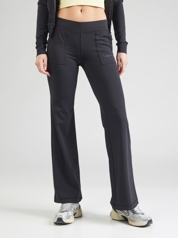 Evazați Pantaloni sport 'FARAH' de la Juicy Couture Sport pe negru: față
