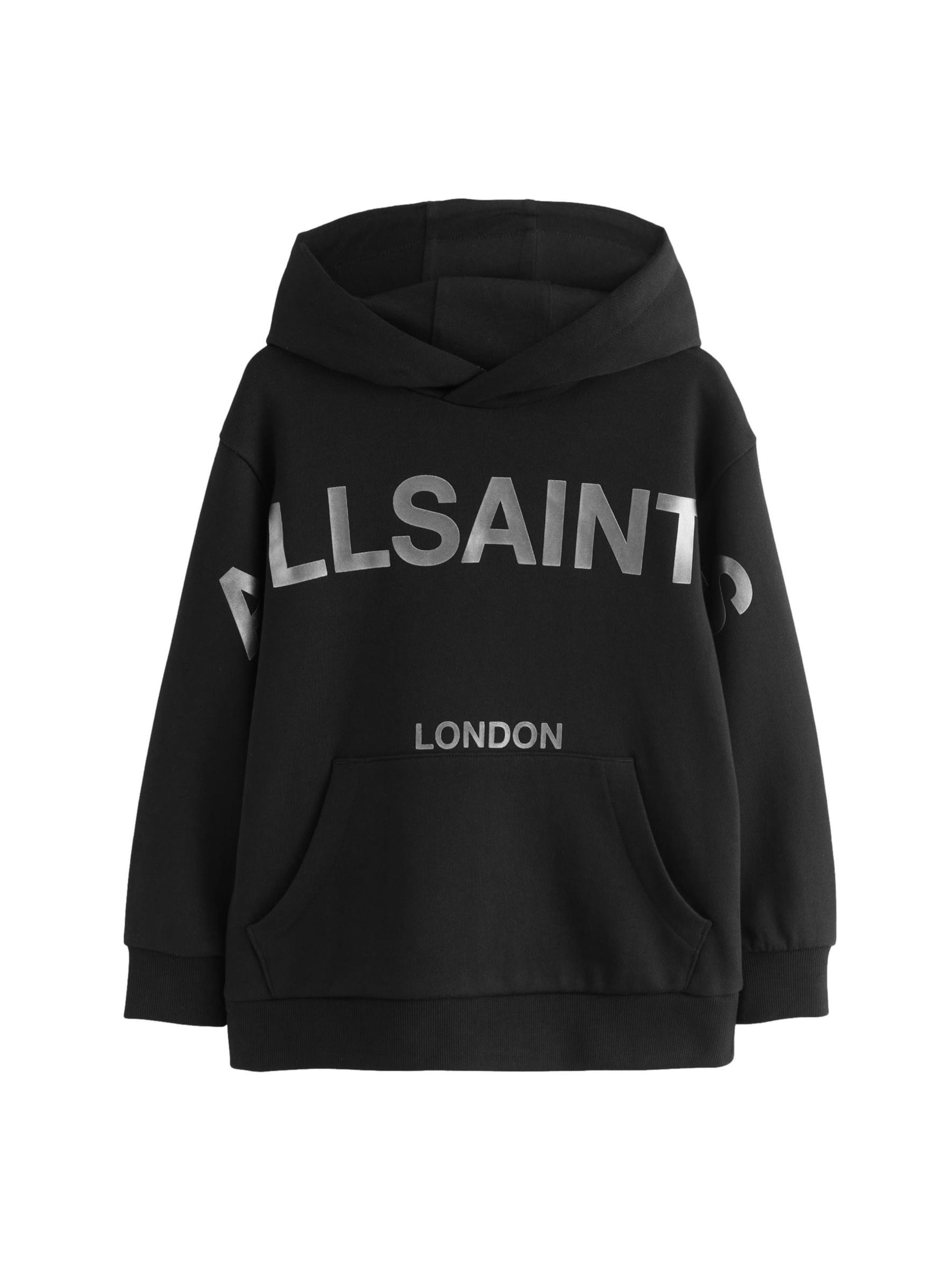 smALLSAINTS - Sweatshirt em preto: frente